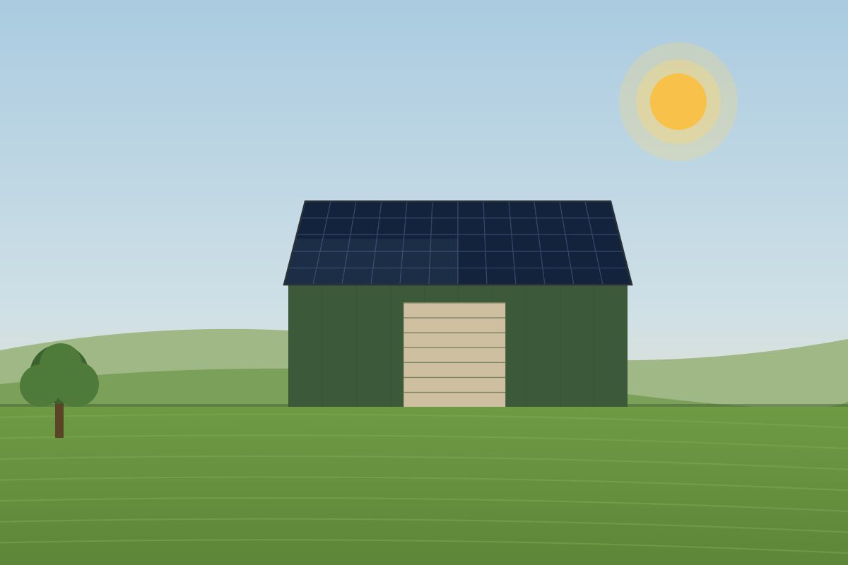 Kent barn solar